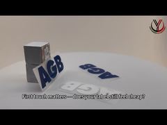 পোশাকের জন্য কাস্টম 3.5cm 3 রঙের সিলিকন হিট ট্রান্সফার লেবেল