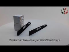 পোশাক পলিস্টার ওয়েবিং স্ট্র্যাপ ব্যবহার করে সাদা সিলিকন লোগো দিয়ে মুদ্রিত