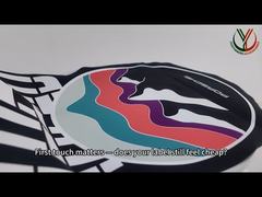 পোশাকের জন্য কাস্টম সিলিকন লোগো বোনা ফ্যাব্রিক লেবেল মুদ্রণ