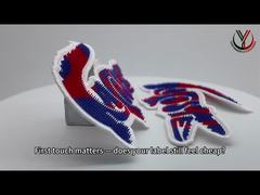 Silicone Rubber Background Screen Printed Patches 0.8mm 2.0mm For Garments