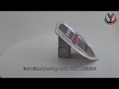 A Closer Look: Embossed Round Nike Logo TPU 3M Reflective Labels For Sweatpants