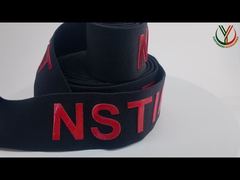Introduce 40mm Black Renewable Printed Elastic Band Glossy Logo For Clothing For You