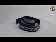 কাস্টম প্রিন্টেড চকচকে সিলিকন লোগো সহ কেন গার্মেন্টস নন স্লিপ ইলাস্টিক ব্যান্ড ব্যবহার করুন তা দেখুন