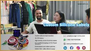 কাস্টম সিলিকন তাপ স্থানান্তর লেবেল