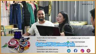 গার্মেন্টস জন্য কাস্টম TPU লেবেল
