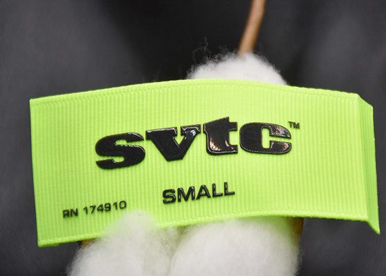 কাস্টম ব্র্যান্ড লোগো সিলিকন পোশাক লেবেল ধোয়া 3D মুদ্রিত সেলাই