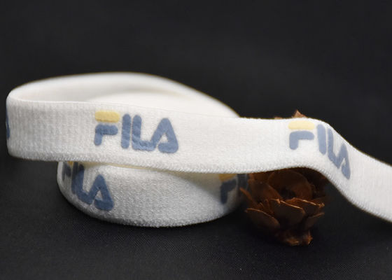 1cm 100% সুতির অন্তর্বাস ইলাস্টিক ব্যান্ড কাস্টম প্রিন্টেড ধোয়া যায়