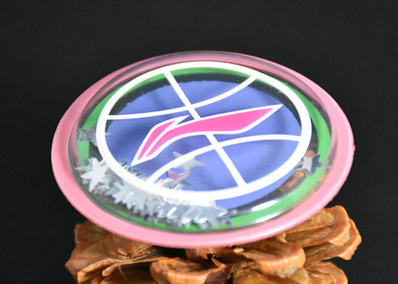 পোশাকের লেবেলের জন্য 0.8 মিমি TPU প্রিন্টিং ইঙ্ক এমবসড প্যাচ ব্লিং সিকুইন