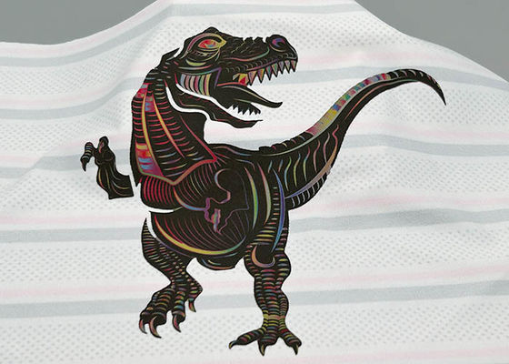 কাস্টম ম্যাজিক কালার হিট ট্রান্সফার পোশাকের লেবেল ফ্যাল্ট সেড লোগো