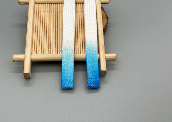 উভয় প্রান্তে চকচকে সিলিকন ড্রপ সহ 30cm লম্বা পোশাক পলিয়েস্টার ড্রস্ট্রিং কর্ড