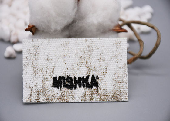 পোশাকের জন্য কাস্টম কটন প্রিন্টিং ইঙ্ক লোগো স্ক্রিন প্রিন্টিং লেবেল