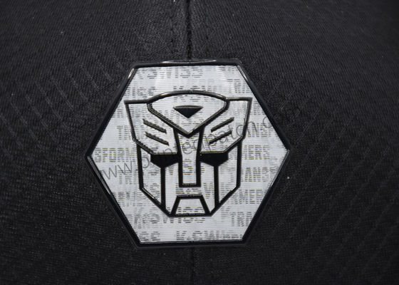 3 ডি লেন্টিকুলার 0.5 মিমি টিপিইউ এমবসড প্যাচগুলি 4 কালারওয়ে বেসবল ক্যাপ প্যাচগুলি