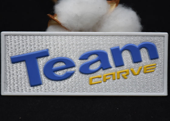 তাতামি ফ্যাব্রিক কাস্টম পোশাক প্যাচ 3 ডি সিলিকন হিট ট্রান্সফার প্যাচগুলি